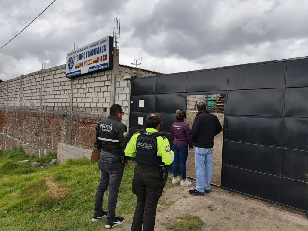 Clausuran centro de rehabilitación improvisado en Tisaleo