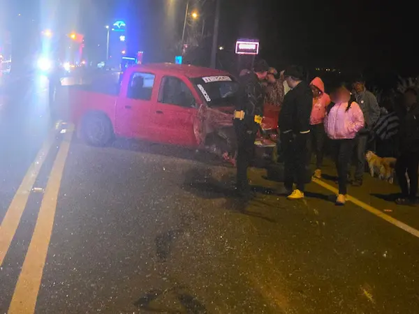 4 heridos por accidente de tránsito en el cantón Guamote