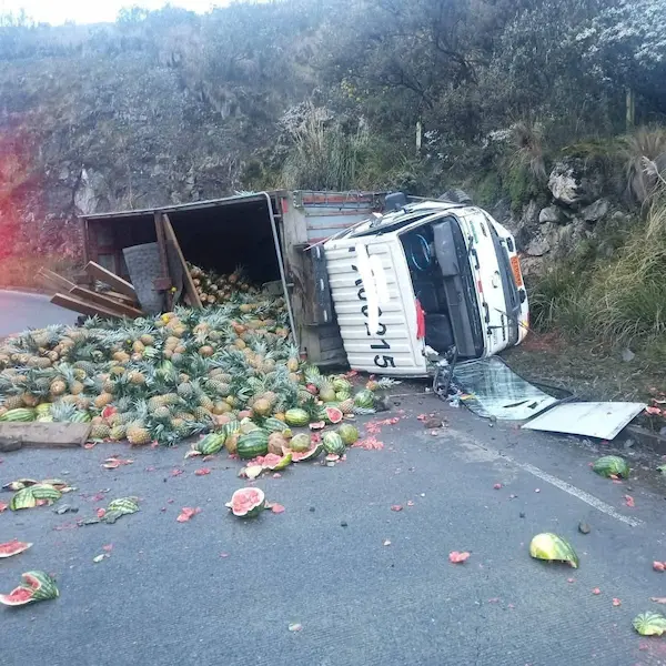 Accidente en la vía Cuenca - Molleturo deja una herida