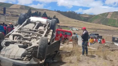 6 heridos en accidente de tránsito en brutal Alausí