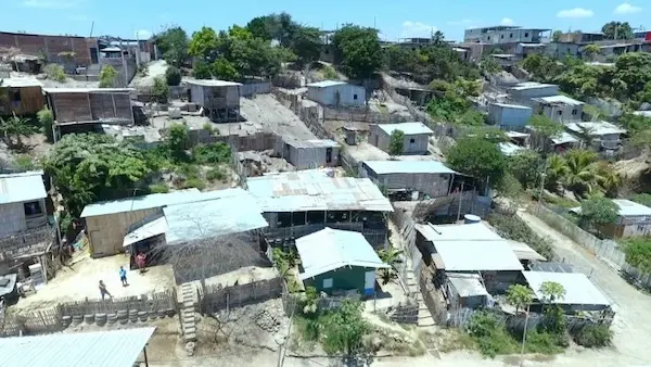 El barrio El Porvenir es uno de los más afectados por la violencia en Manabí
