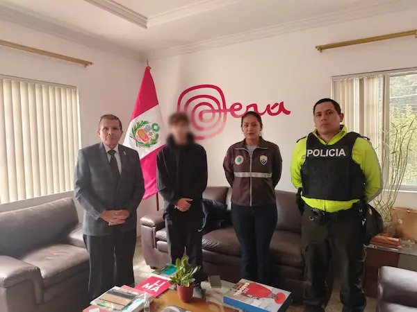 Policía Nacional de Colta encontró menor desaparecido