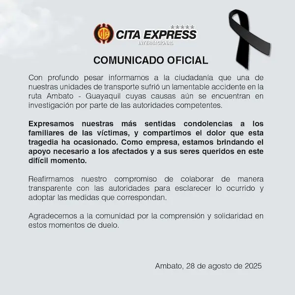 Comunicado empresarial