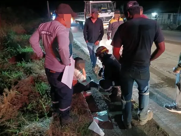 Mujer herida en accidente de tránsito en Pallatanga