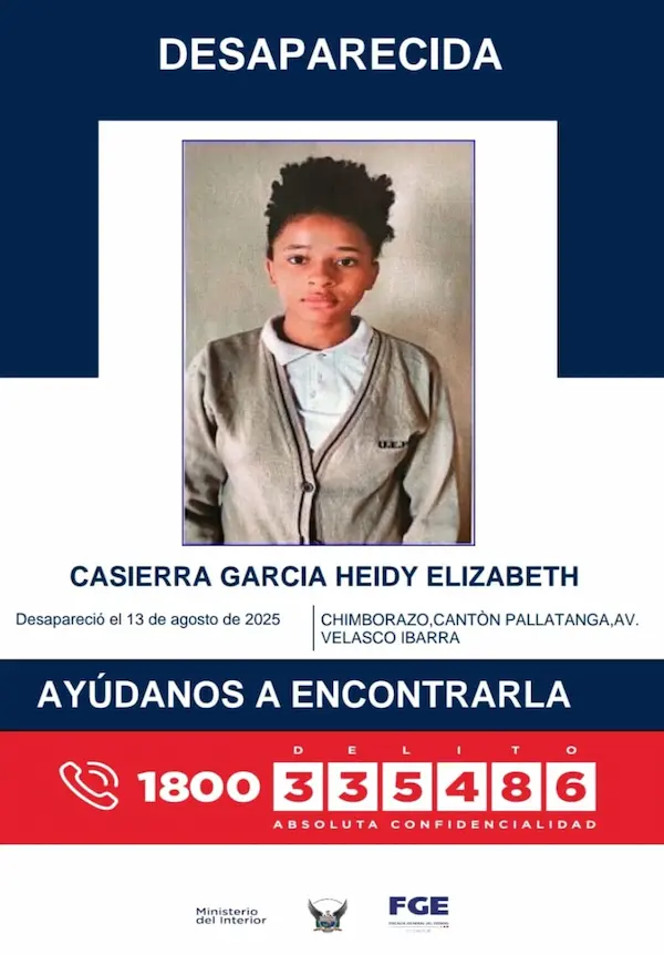 Joven de 15 años se desapareció con su padrastro