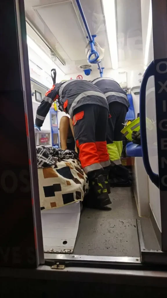 Los heridos recibieron atención prehospitalaria por parte de los 'Héroes de rojo'