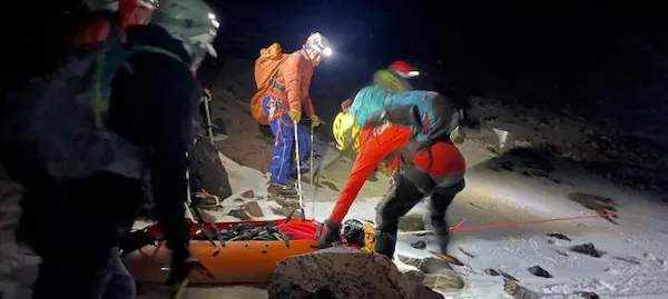 1 hombre extranjero murió en el nevado Cayambe