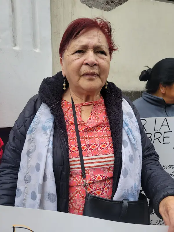 Pilar Fernández, coordinadora de la Coordinadora Política de Mujeres de Chimborazo
