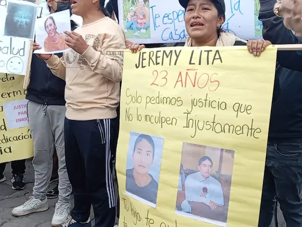 13 detenidos en Otavalo, el gobierno los acusa de terrorismo 