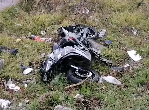 Accidente de moto en Santa Rosa
