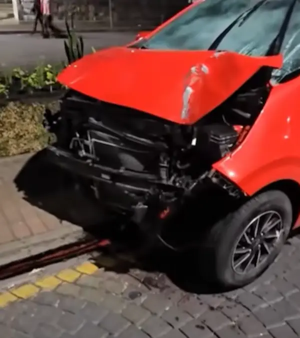 Accidente de tránsito en Riobamba deja daños materiales
