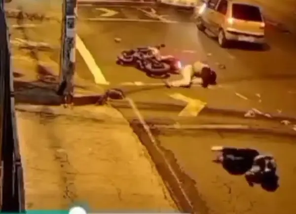 Fuerte accidente de motocicleta genera indignación entre los vecinos