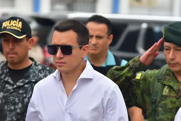 Presidente del Ecuador Daniel Noboa