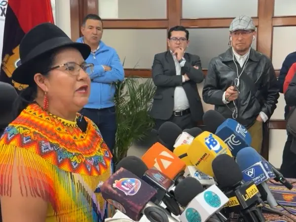 Lourdes Tiban, prefecta de Cotopaxi