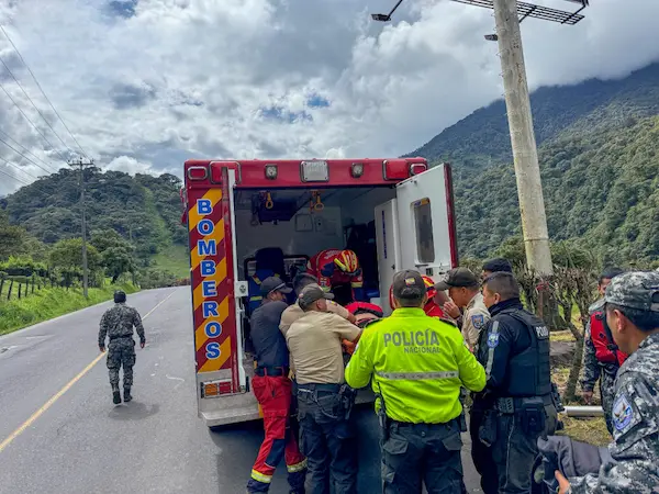Operativo en río Quijos