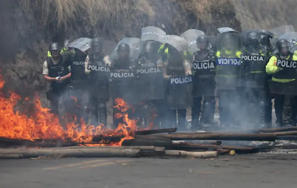 Cuarto día de Paro Nacional Ecuador | intensifican bloqueos y gasolineras cerradas