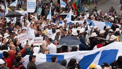 Cuenca se levanta contra Loma Larga más de 90.000 marcharon