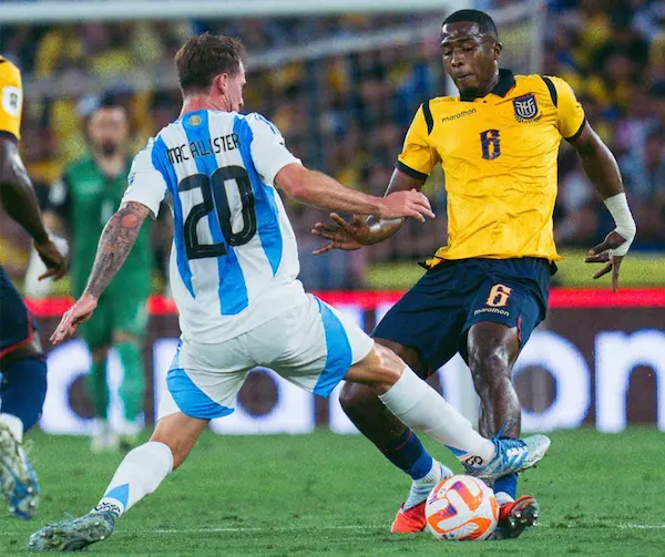 Ecuador escala en el ranking FIFA tras vencer a Argentina.