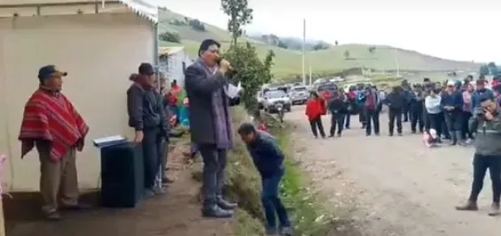 Evento en el que coincidio Hermelo Tayupanda con Cérsar Robles.