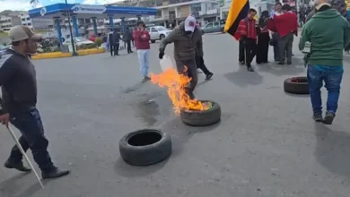 Guamote de Chimborazo se une al Paro Nacional de Ecuador 2025