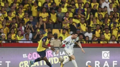 Lionel Messi en el Estadio Monumental.