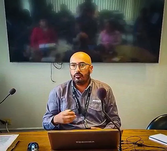 Nelson Muñoz, gerente de Riobamba Ep confirmó la falta del agua en el norte de Riobamba.