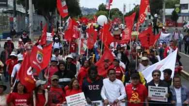 Protestas en Ecuador 2025: UNE y FUT lideran rechazo a Noboa