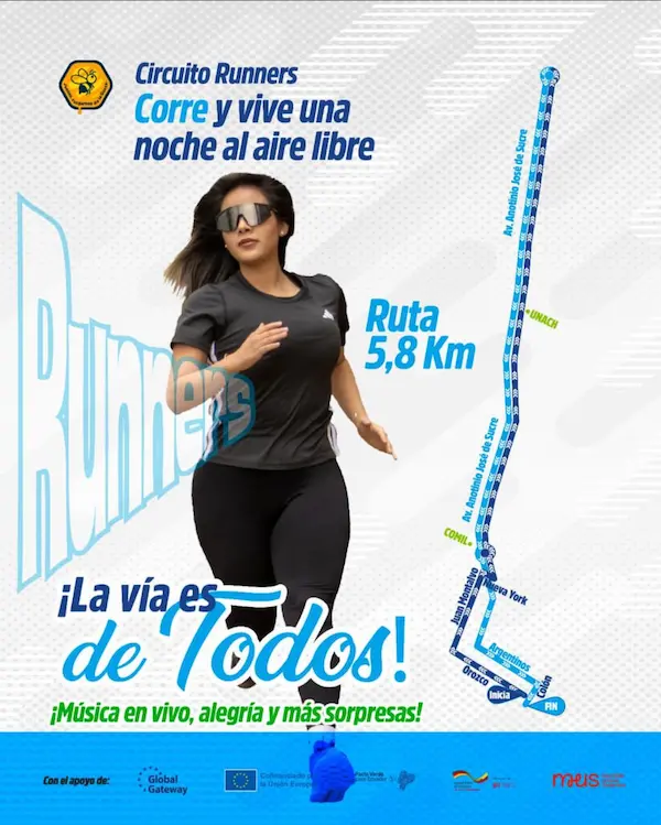 Recorrido para runners.