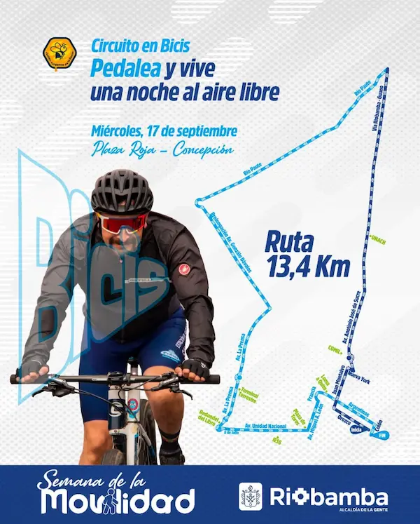Recorrido para ciclistas.