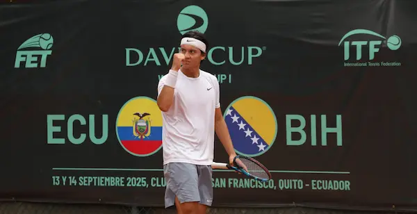 Copa Davis: tenista riobambeño jugará el prestigioso torneo.