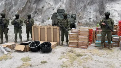 Militares incautan camión y mercancía tras enfrentamiento en Riobamba