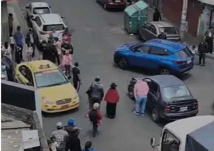 Accidente en la Lavalle y Esmeraldas