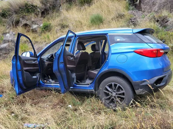 Policía Nacional de Guano recuperó carro robado en Ambato