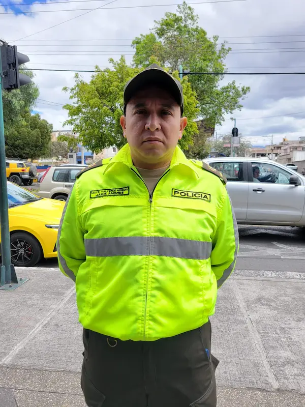 Mayor de Policía Jaime Andrés Valverde, jefe del Distrito ‘Guano-Penipe’