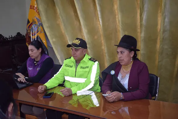 Comisión de Seguridad en Guano planifica las fiestas de cantonización