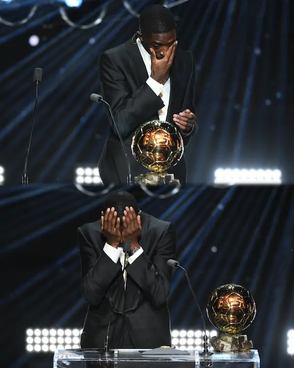 Ousmane Dembélé, ganador del Balón de Oro