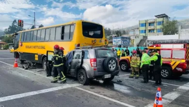 Terrible accidente de tránsito deja 3 muertos y daños materiales