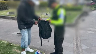 Policía Nacional detuvo a hombre con droga en Riobamba