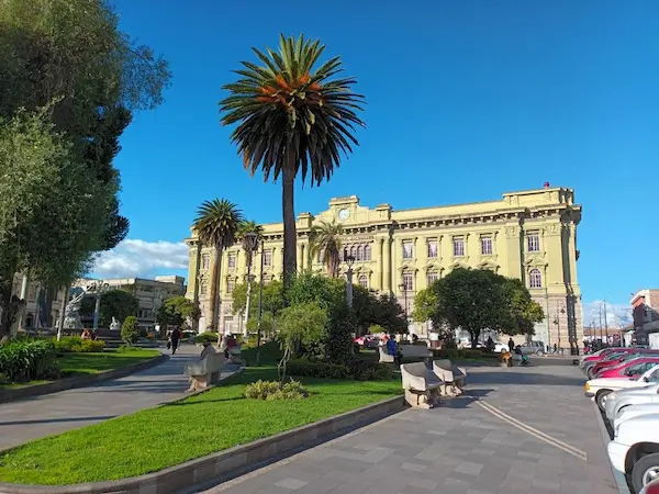 El parque Antonio José de Sucre no solo es céntrico, sino un punto de encuentro de la familia y el turismo