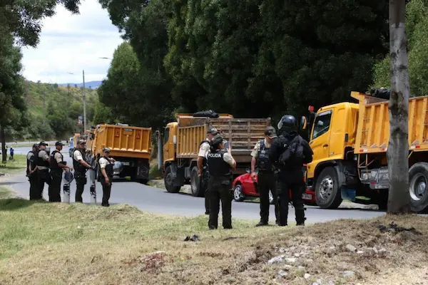 Transportistas ecuatorianos