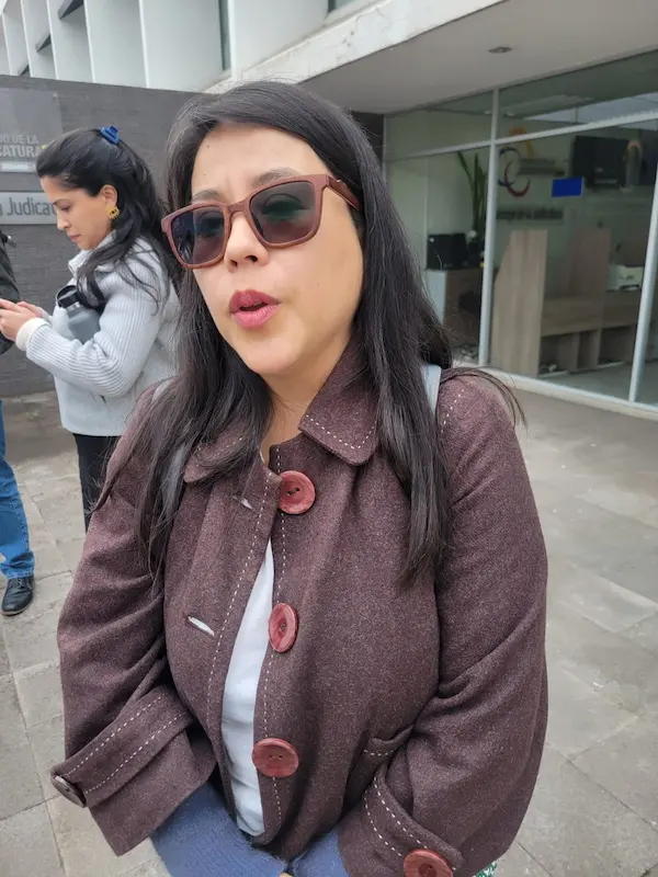 Abogada Mayra Tirira, directora ejecutiva de la Fundación Surkuna