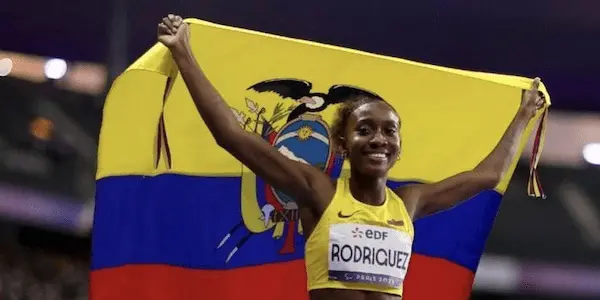 Kiara Rodríguez tricampeona mundial en 100 metros planos