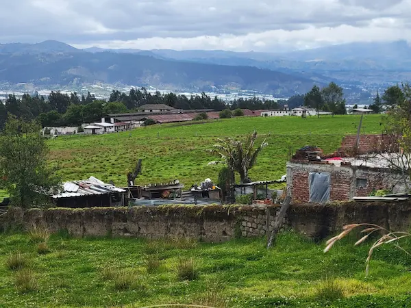 Su casa en Julquis, barrio periférico de Chambo