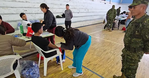 Servicio Militar recibió a jóvenes de Riobamba