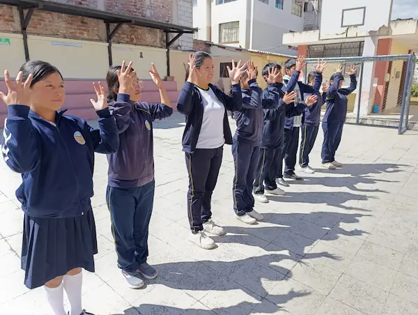 U.E.E de Sordos de Chimborazo celebra la Semana de la Persona Sorda