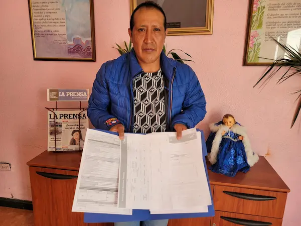 Hombre con deuda en CNT por suplantación de identidad