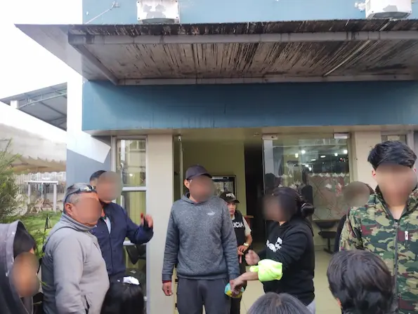 Los involucrados fueron trasladados a la Unidad de Policía Comunitaria del sector oriental