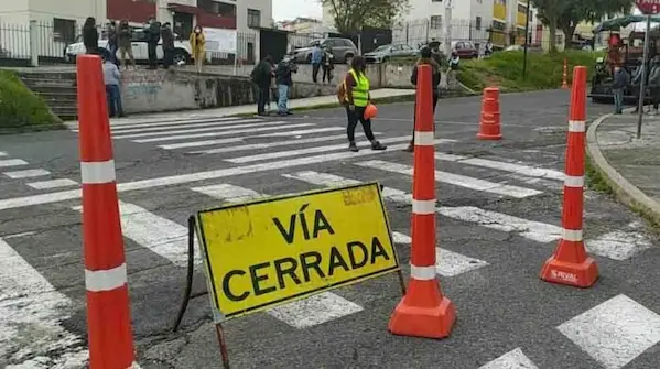 Vías del Ecuador cerradas por manifestaciones este 15 de septiembre