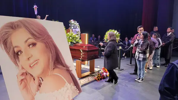 Cantante ecuatoriana Paulina Tamayo, así fue su último adios