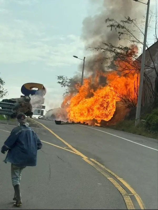Accidente de tránsito en la Ruta Viva